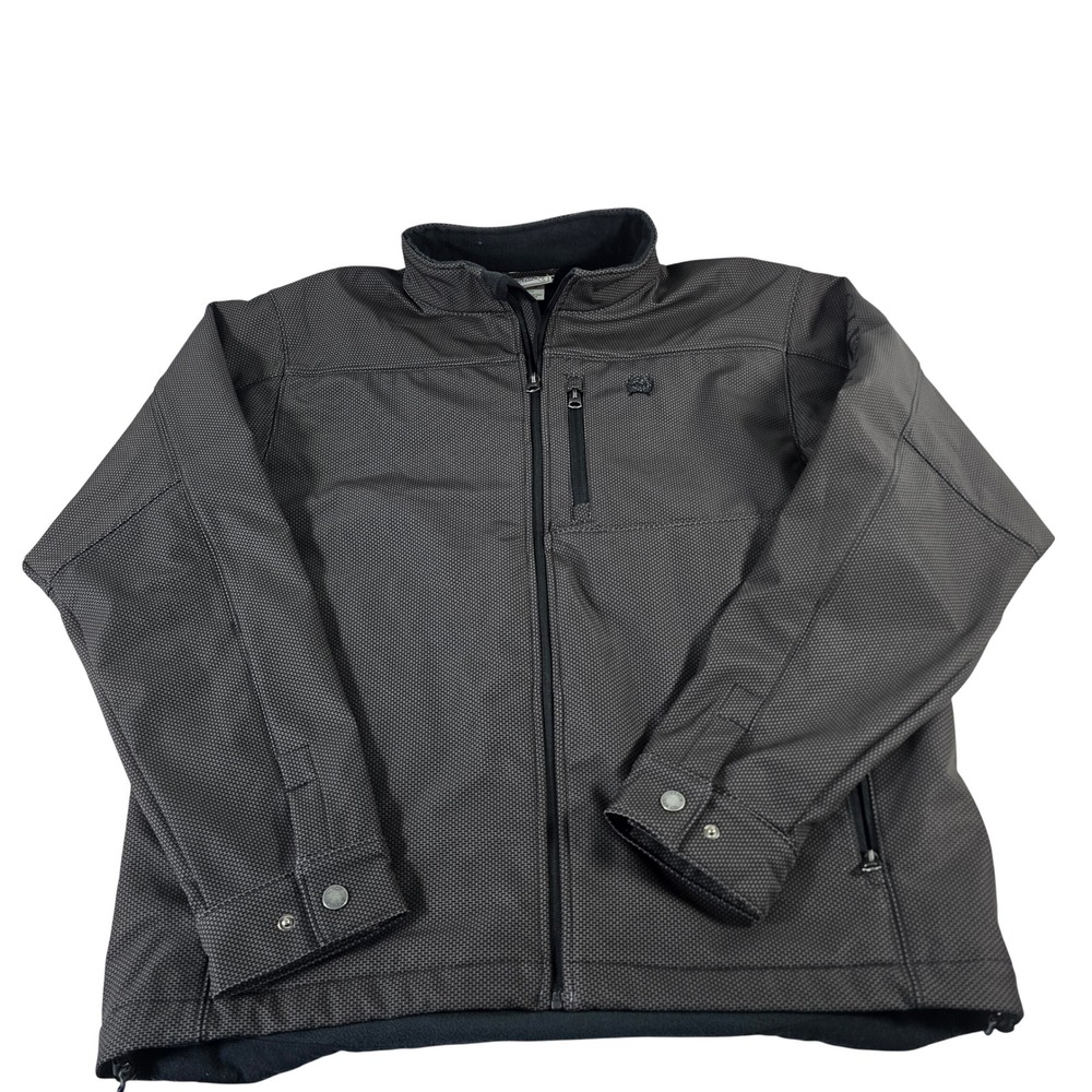 Cinch Mens Bonded Concealed Carry Jacket Charcoal Gray Textured MWJ1537004